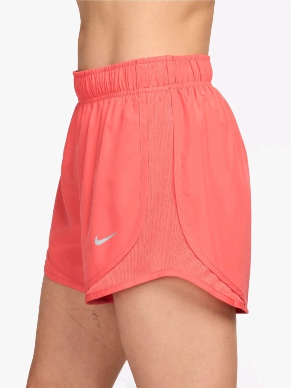 Nike Tempo Women's Brief Lined Running Shorts Coral Size XL NWT - Picture 4 of 8